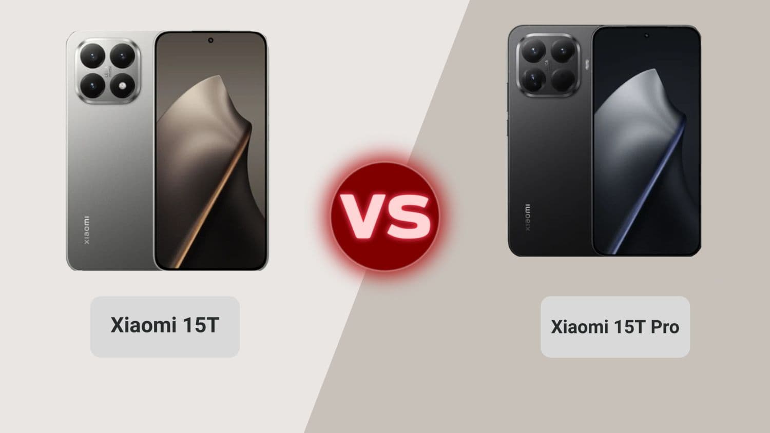 Xiaomi 15T и Xiaomi 15T Pro