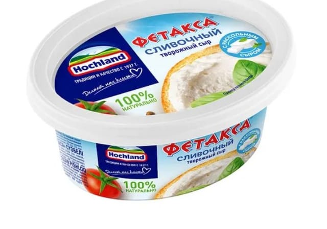 Сыр творожный Фетакса Hochland сливочный, 140 г