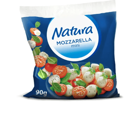 Сыр рассольный Natura Mozzarella mini Моцарелла шарики 45%, 90 г