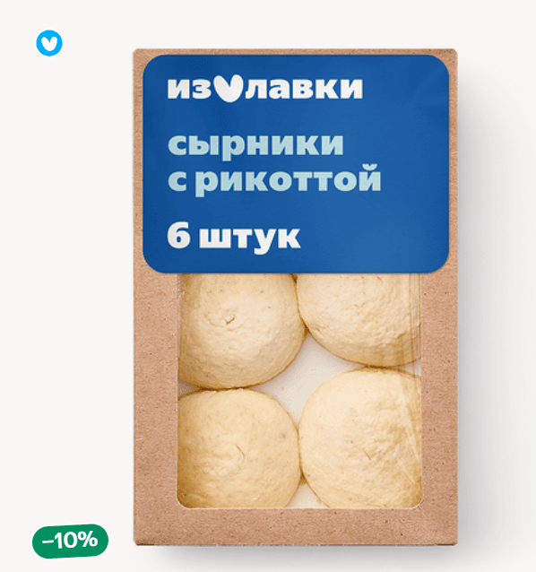 Сырники «Из Лавки» из сыра рикотта замороженные 300 г

