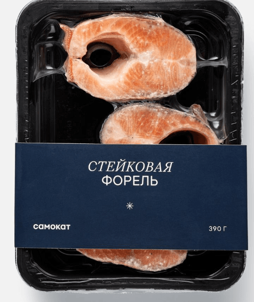 Форель Самокат Стейковая, замороженная 
