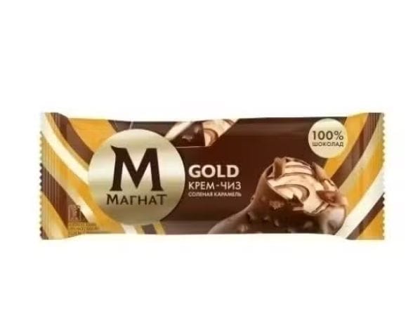 Мороженое сливочное Магнат Gold крем-чиз соленая карамель 70 г