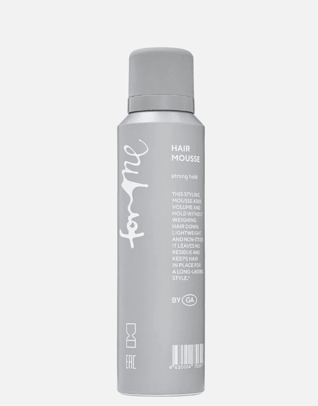 Пенка для укладки волос сильной фиксации FOR ME by gold apple HAIR MOUSSE