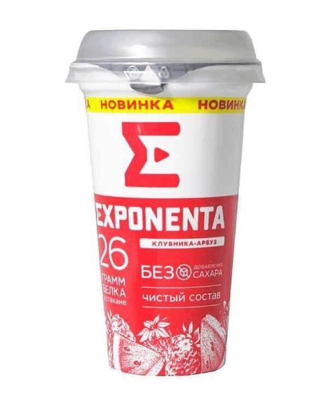 Кисломолочный продукт Exponenta Active клубника-арбуз