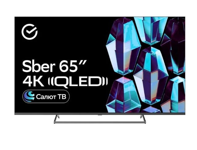 Умный телевизор Sber SDX-65UQ5231, 65"(165 см), UHD 4K RAM 2GB