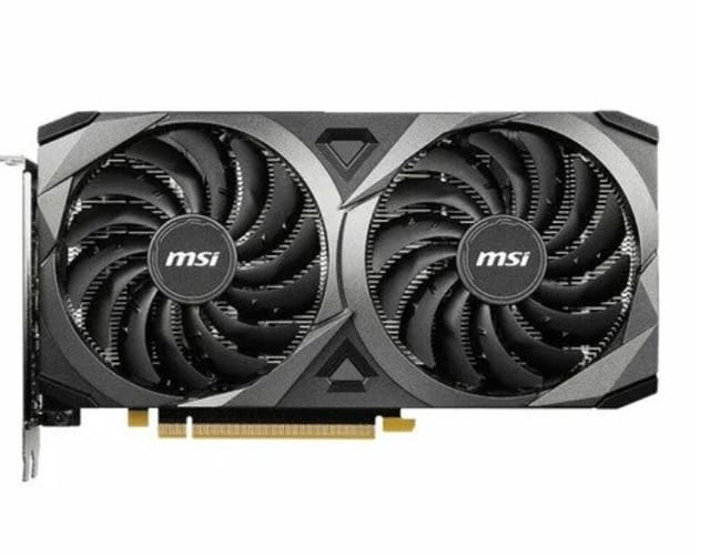 Видеокарта MSI NVIDIA GeForce RTX 3050, RTX 3050 VENTUS 2X 8G OC, 8ГБ, GDDR6, OC, Ret