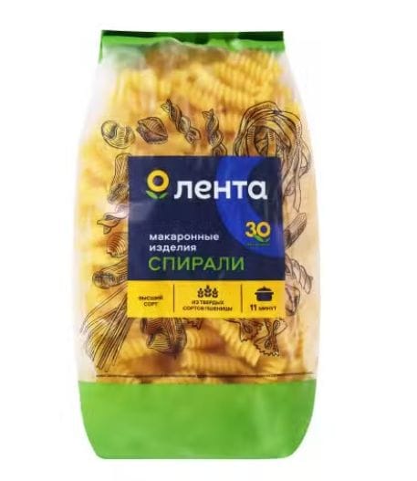 Макаронные изделия Лента Спирали 450 г