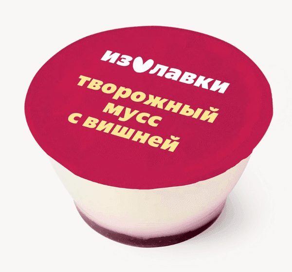 Мусс творожный «Из Лавки» с вишней 2,5% 125 г