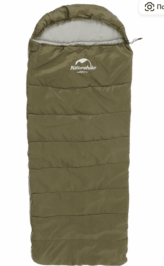 Спальник Naturehike Envelope U350 Army Green
