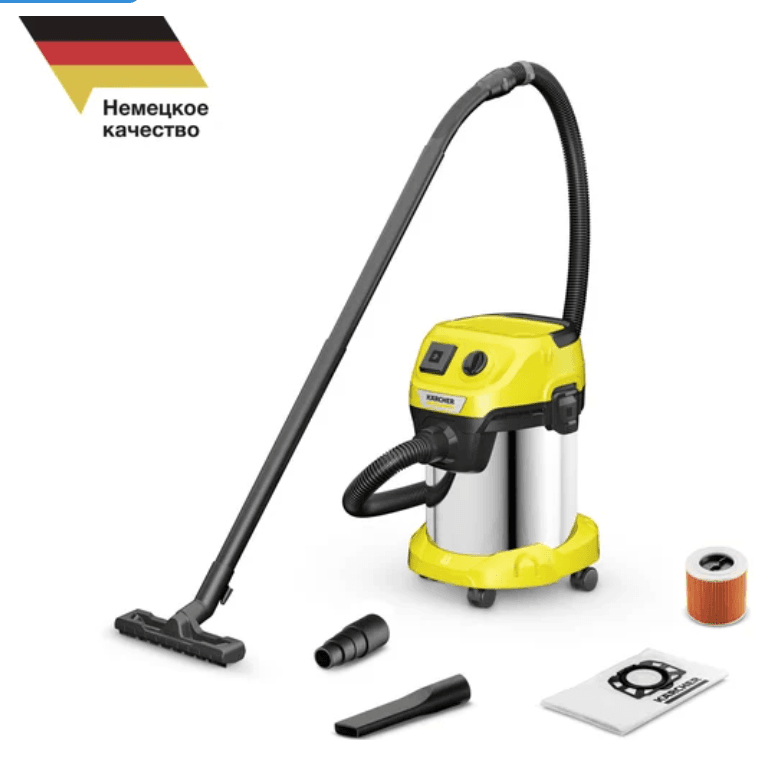 Строительный пылесос Karcher WD 3 P S V-17/4/20 1.628-190.0