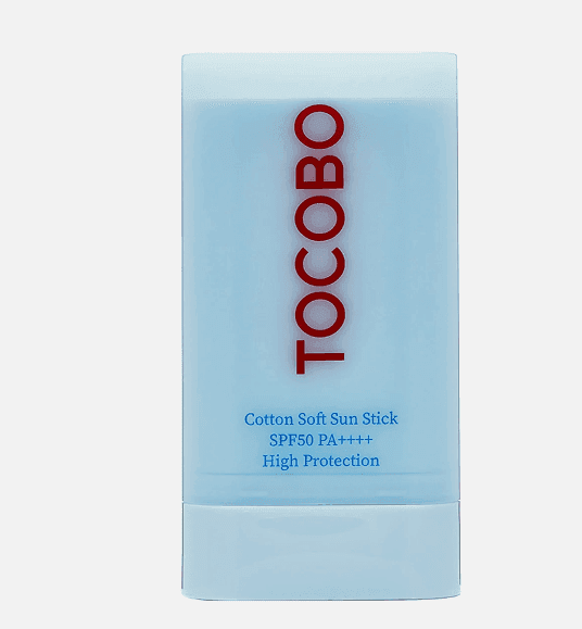 Солнцезащитный стик для лица SPF50 PA++++ TOCOBO Cotton Soft Sun Stick