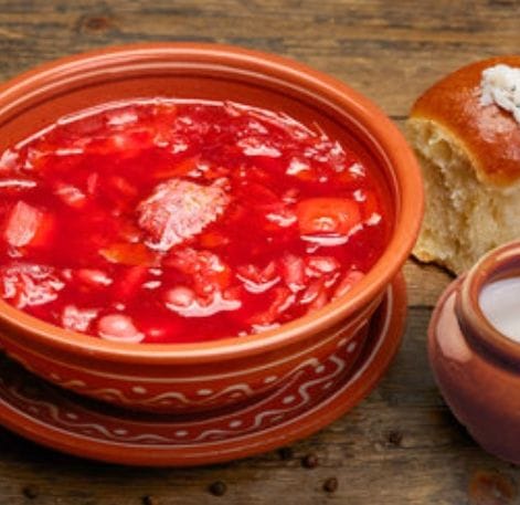 Фирменный борщ Корчма