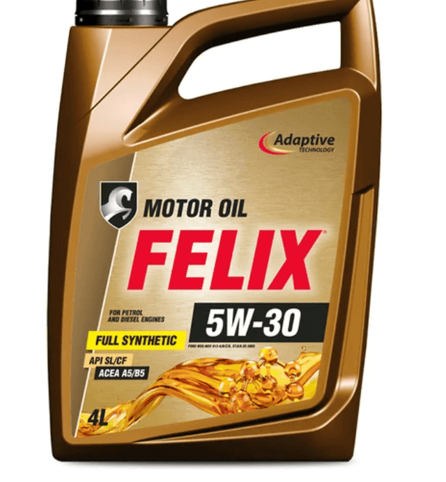 Моторное масло FELIX 5W-30 ACEA A5/B5, API SL/CF 4 л 410000110
