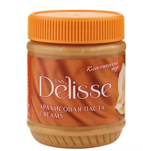 Паста Delisse Creamy арахисовая 340 г