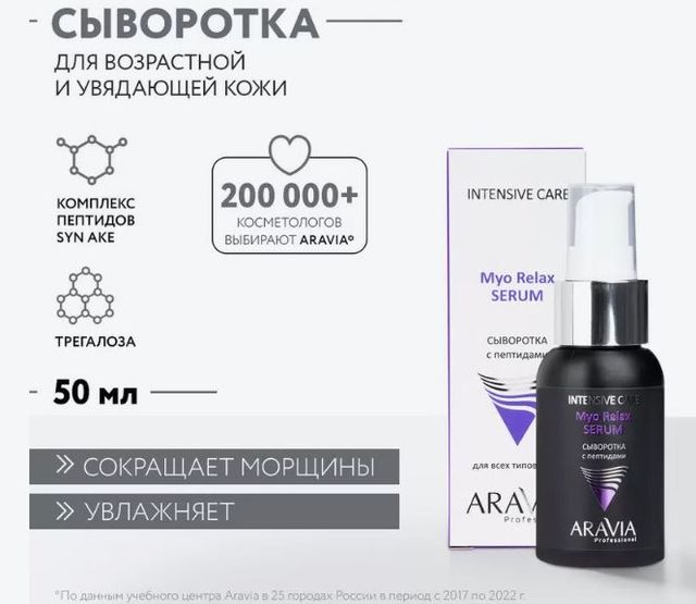 Сыворотка для лица Aravia Professional Myo Relax Serum 50 мл