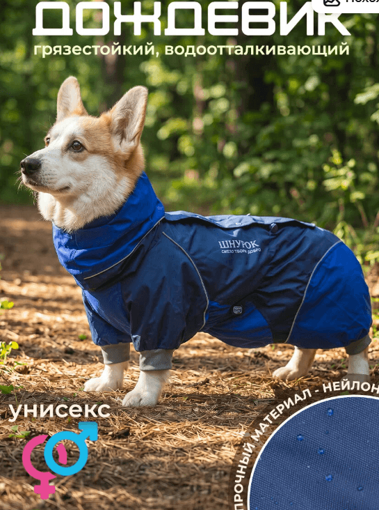 Дождевик для корги