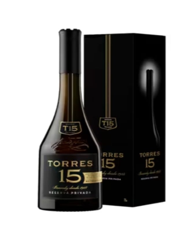 Бренди Torres 15 0,7 л в подарочной упаковке
