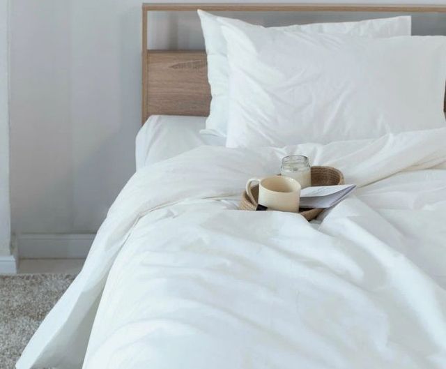 Постельное белье 2 спальное поплин Feresa Hygge салина