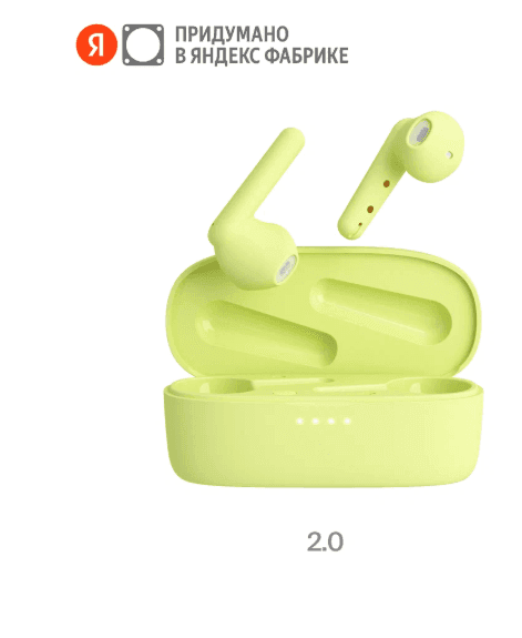 Беспроводные TWS наушники COMMO Loom Earbuds 2.0, Лаймовый
