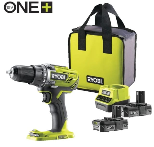 Дрель-шуруповерт Ryobi ONE+ R18DD3-220S 5133003348