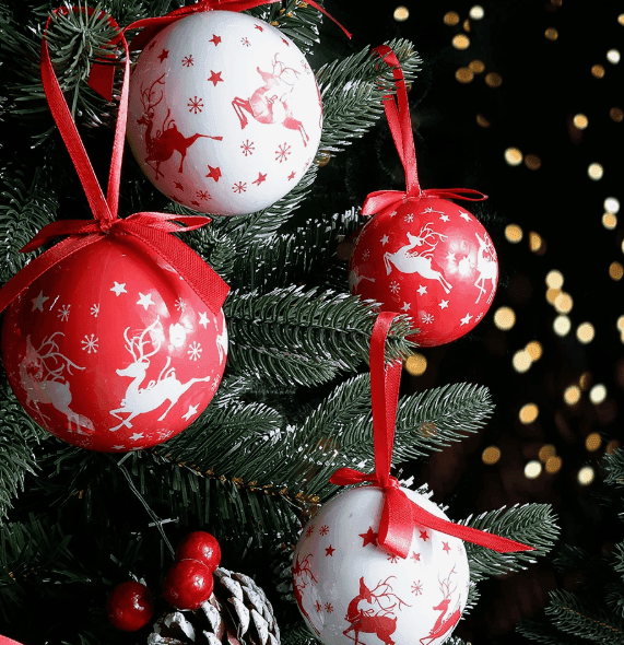 Набор елочных шаров на алиэкспресс
