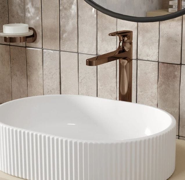 Смеситель для раковины WasserKRAFT Asphe 7703H (розовое золото)
