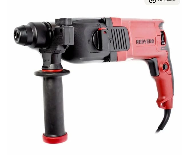 Перфоратор сетевой SDS Plus Redverg RD-RH850, 850 Вт, 2.5 Дж