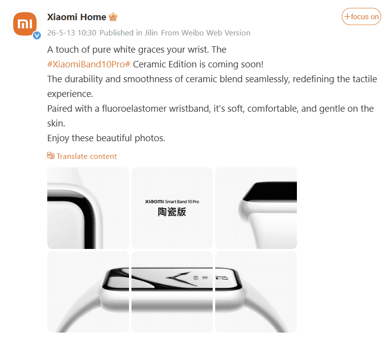Mi Band 10
