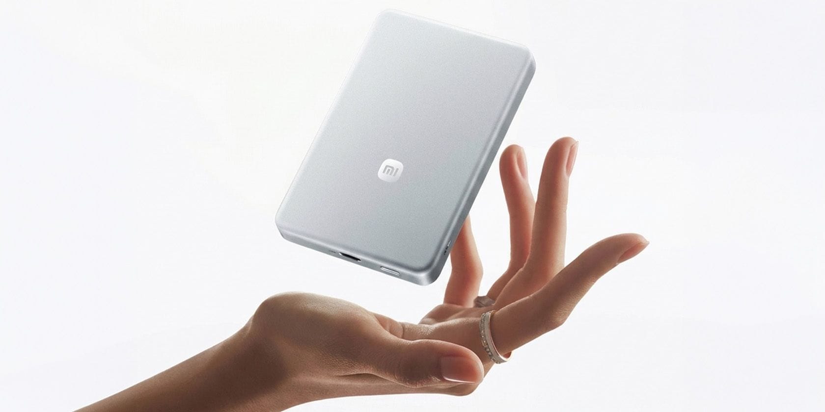 Ультратонкий магнитный пауэрбанк Xiaomi Jinshajiang на 10 000 мА·ч