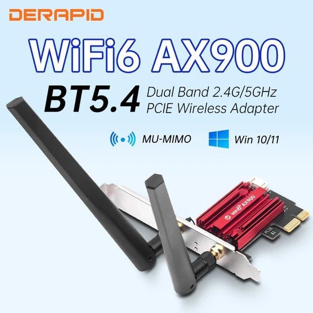 Беспроводной адаптер Fenvi WiFi 6 AX90 Bluetooth 5.4