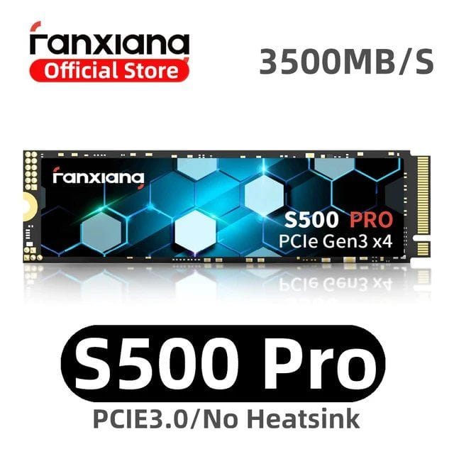SSD FANXIANG M.2 NVMe S500 Pro PCIE3.0 TLC  1 ТБ