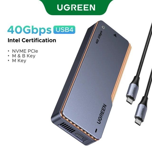 Корпус для SSD Ugreen D703   для M.2 NVMe 8 ТБ