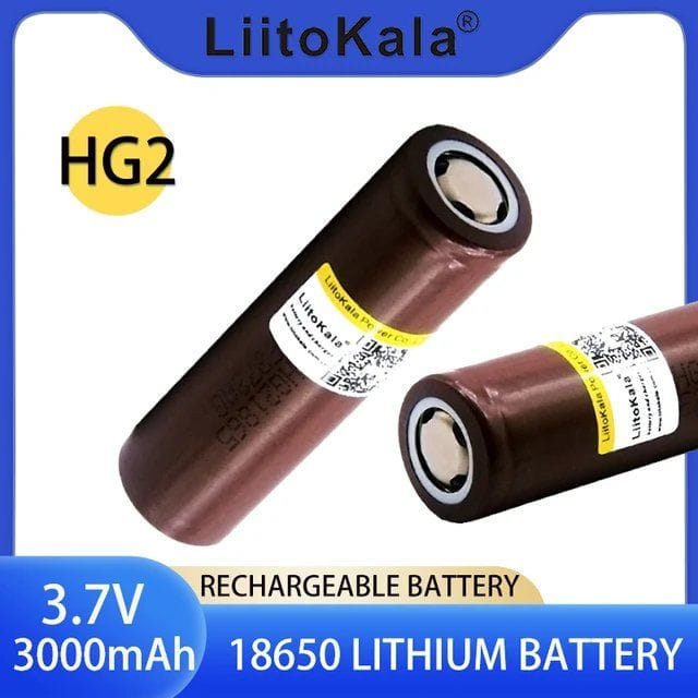 Батарея LiitoKala HG2 3000 мАч 18650 2 шт