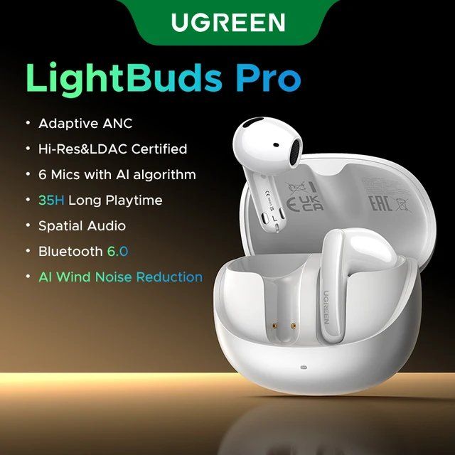 Беспроводные наушники UGREEN LightBuds Pro
