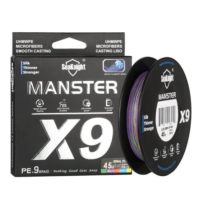 SeaKnight MANSTER X9 9-прядная плетёная леска 500м