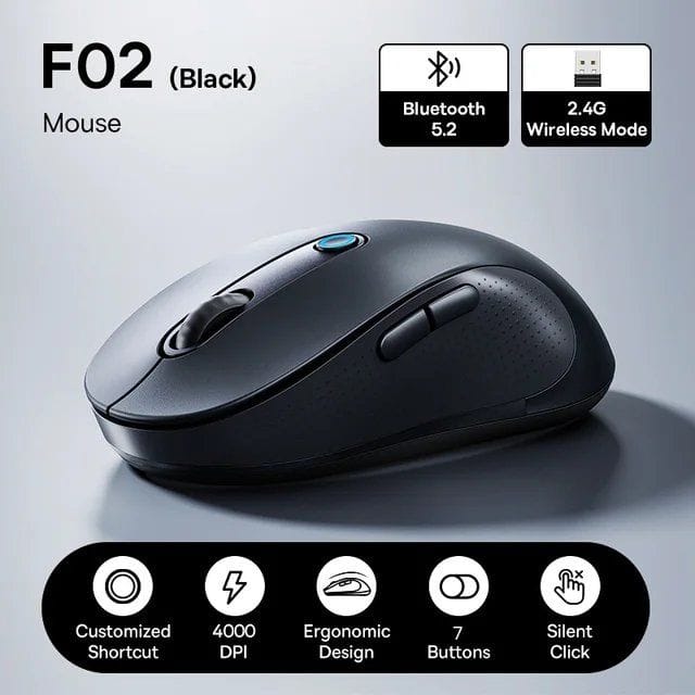 Беспроводная мышь Baseus F02 Bluetooth 5.2 2.4G