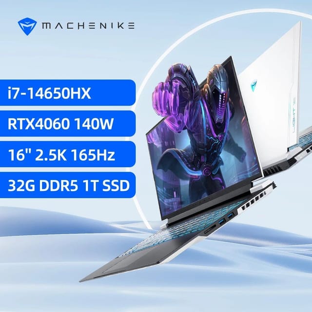 Игровой ноутбук MACHENIKE Light 16 Pro, 16", 32ГБ/1ТБ, i7-14650HX, RTX 4060, Windows