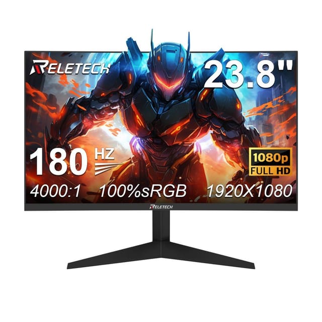 Монитор игровой Reletech G25F180, 23.8 ", 180 Гц, 1920x1080, изогнутый