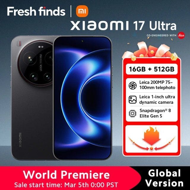 Смартфон Xiaomi 17 Ultra 16/512ГБ global 