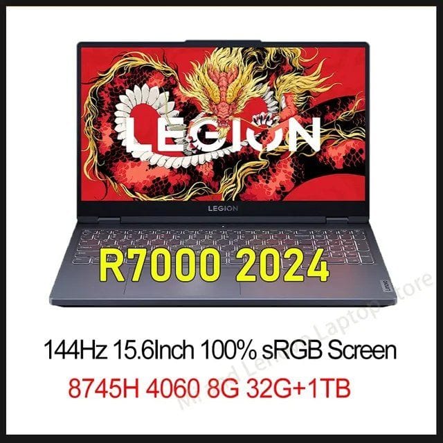 Игровой ноутбук Lenovo Legion R7000 2024, 15.6", 16/512ГБ,  R7 8745H, RTX 4060, Windows