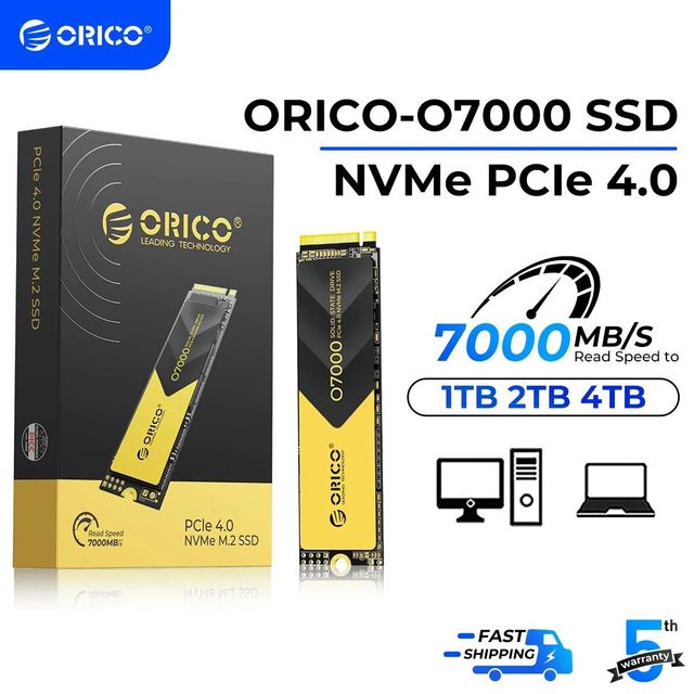 SSD M.2  ORICO PCIe4.0  7000 МБ/с 1 ТБ
