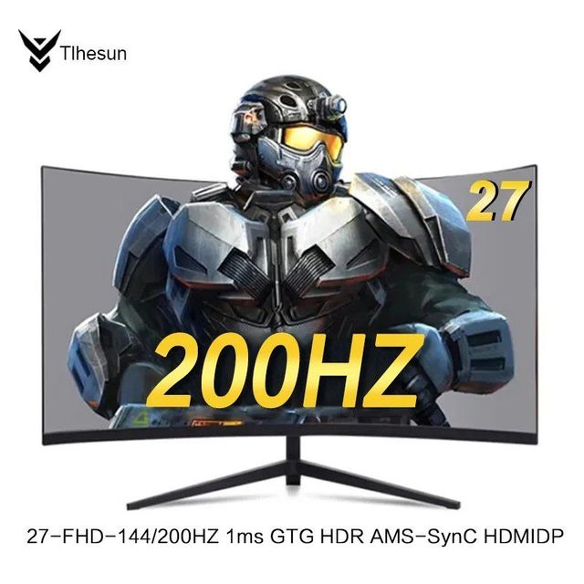 Монитор Tlhesun 27 дюйма, 200 Гц IPS