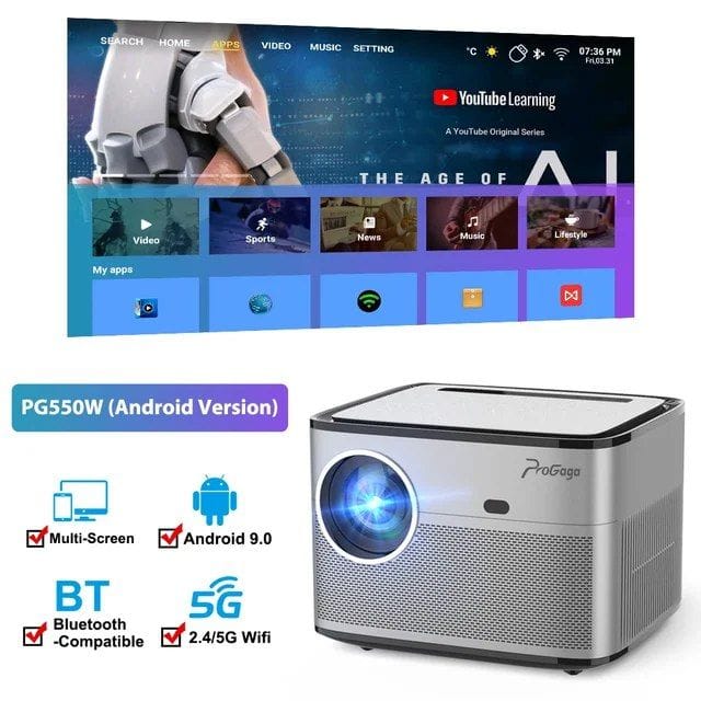 Портативный проектор ThundeaL  PG550W