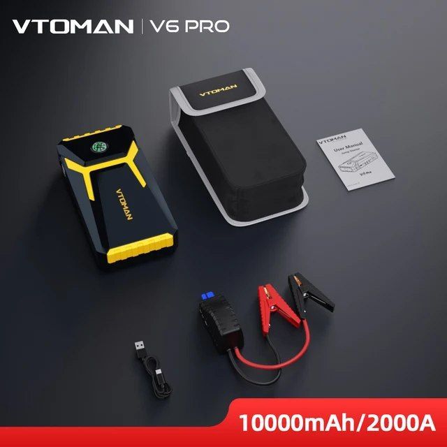 Автомобильное пусковое устройство VTOMAN V6 Pro  2000A