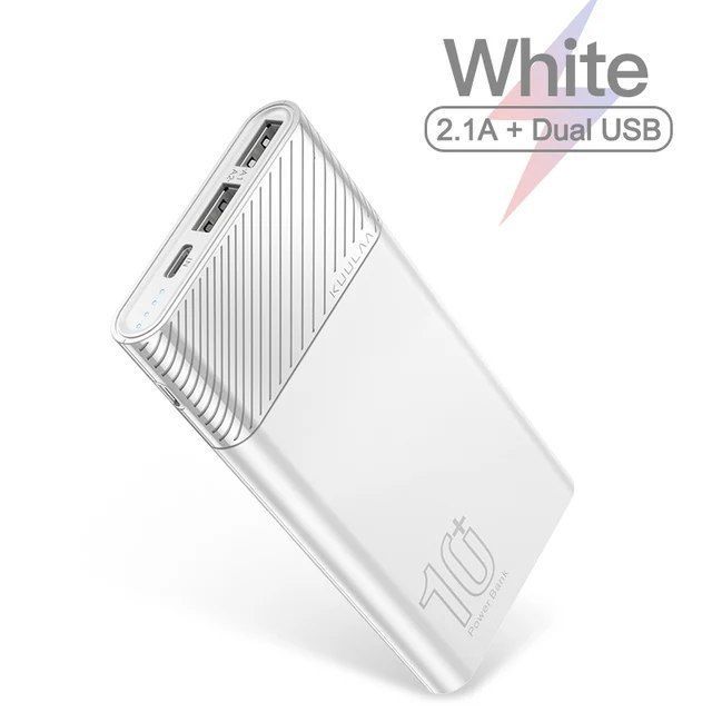 KUULAA Power Bank 10000 мАч QC PD 3,0 