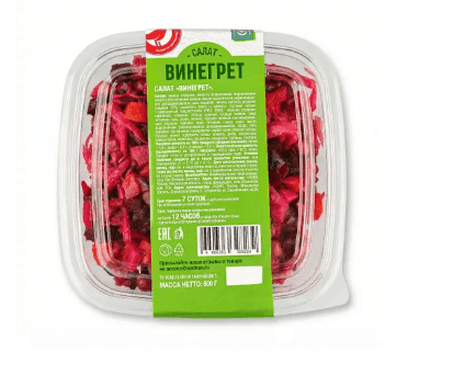 Салат АШАН Красная птица Винегрет, 600 г