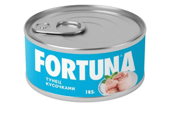 Тунец кусочками «Фортуна», 185 г