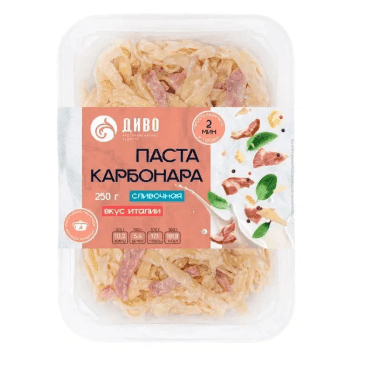 Паста «Диво» Карбонара, 250 г