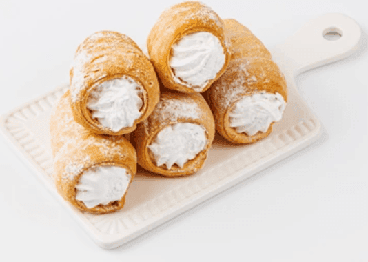 Трубочки с белковым кремом, 5 шт