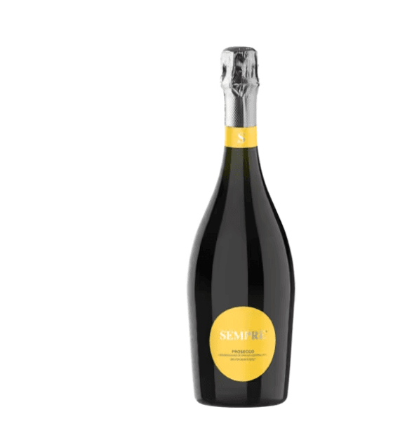 Вино игристое Sempre Prosecco Brut белое брют 0,75 л